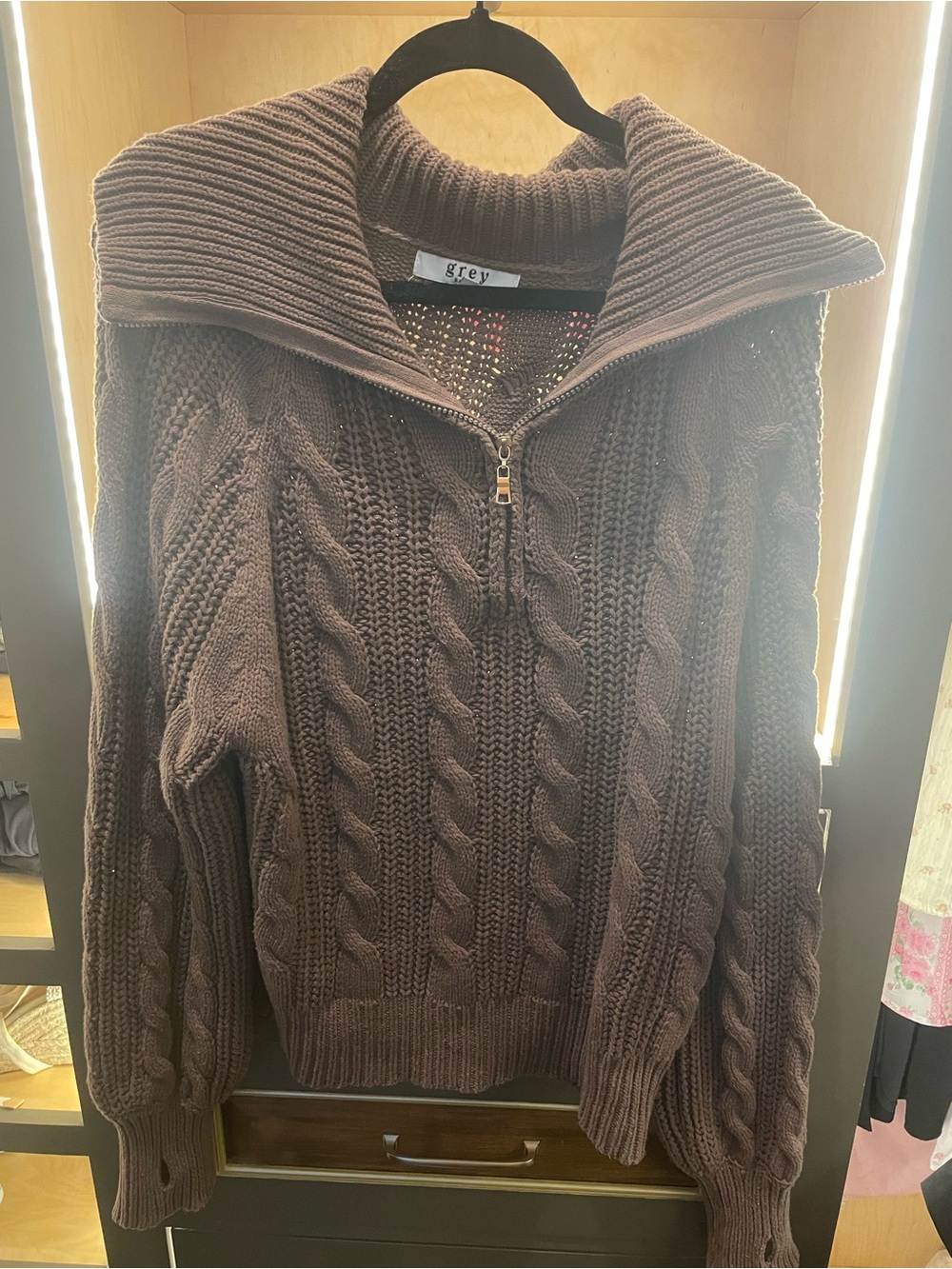 Grey Bandit Sweater